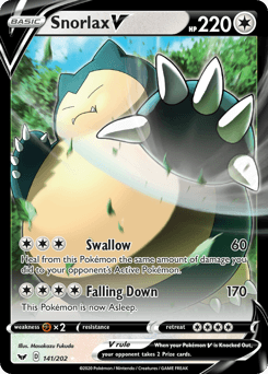 Snorlax V Sword & Shield #141