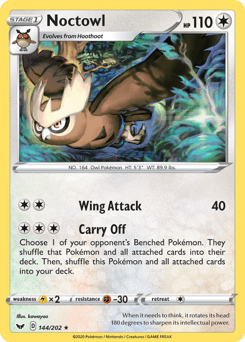 Noctowl Sword & Shield #144