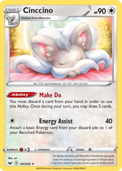 Cinccino Sword & Shield #147