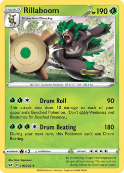 Rillaboom Sword & Shield #15