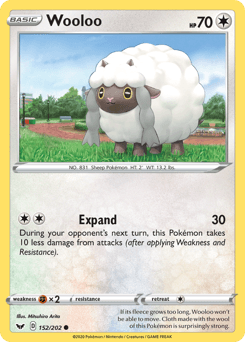 Wooloo Sword & Shield #152
