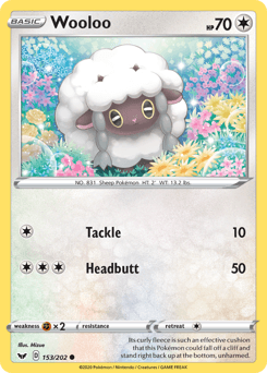 Wooloo Sword & Shield #153