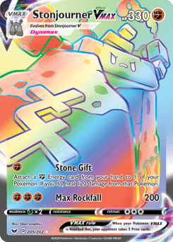 Stonjourner VMAX Sword & Shield #205