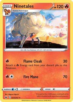 Ninetales Sword & Shield #23