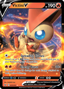 Victini V Sword & Shield #25