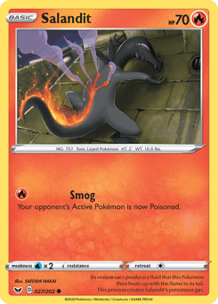Salandit Sword & Shield #27