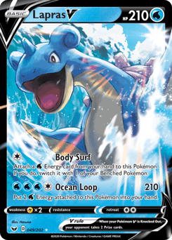Lapras V Sword & Shield #49