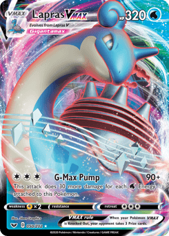 Lapras VMAX Sword & Shield #50