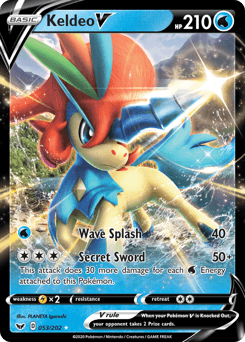 Keldeo V Sword & Shield #53