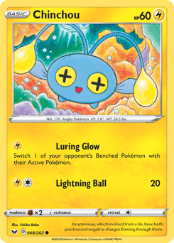 Chinchou Sword & Shield #68