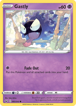 Gastly Sword & Shield #83