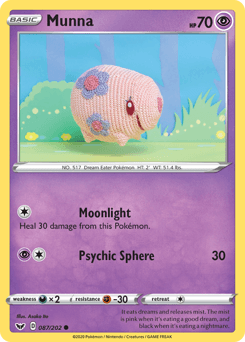 Munna Sword & Shield #87