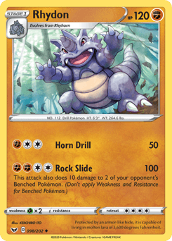 Rhydon Sword & Shield #98