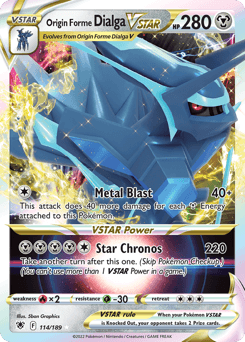 Origin Forme Dialga VSTAR Astral Radiance #114