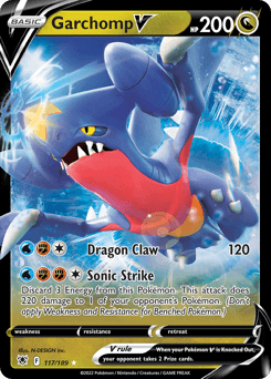 Garchomp V Astral Radiance #117