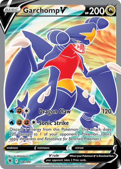 Garchomp V Astral Radiance #178