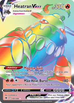 Heatran VMAX Astral Radiance #191