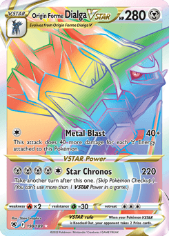 Origin Forme Dialga VSTAR Astral Radiance #198