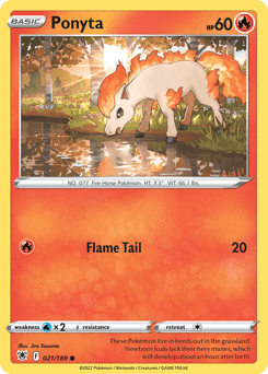 Ponyta Astral Radiance #21