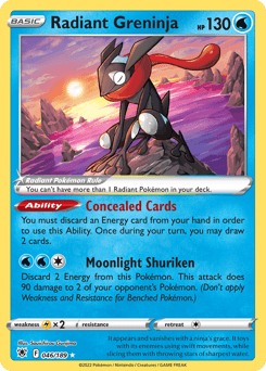 Radiant Greninja Astral Radiance #46