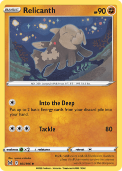 Relicanth Lost Origin #101