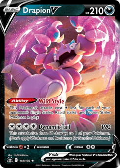 Drapion V Lost Origin #118