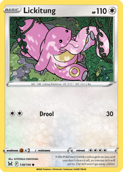 Lickitung Lost Origin #138