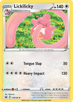 Lickilicky Lost Origin #139