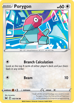 Porygon Lost Origin #140