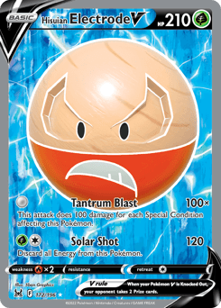 Hisuian Electrode V Lost Origin #172