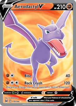 Aerodactyl V Lost Origin #179