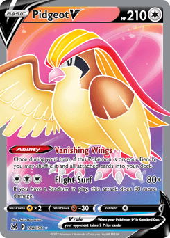 Pidgeot V Lost Origin #188