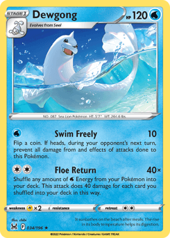Dewgong Lost Origin #34