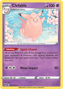 Clefable Lost Origin #63
