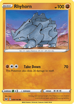 Rhyhorn Lost Origin #89