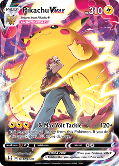 Pikachu VMAX Lost Origin Trainer Gallery #TG17