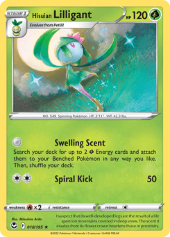 Hisuian Lilligant Silver Tempest #10