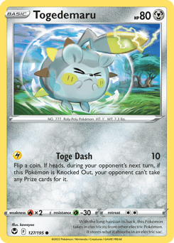 Togedemaru Silver Tempest #127