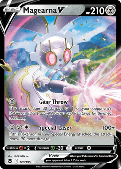 Magearna V Silver Tempest #128