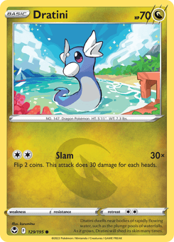 Dratini Silver Tempest #129