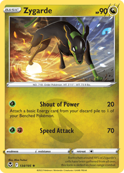 Zygarde Silver Tempest #134