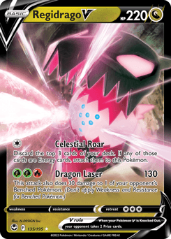 Regidrago V Silver Tempest #135