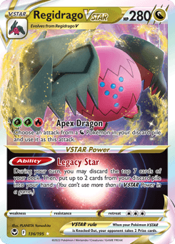 Regidrago VSTAR Silver Tempest #136