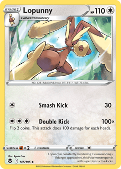 Lopunny Silver Tempest #145