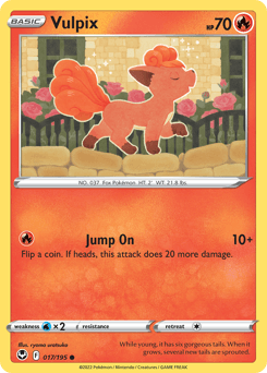 Vulpix Silver Tempest #17