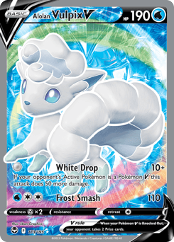 Alolan Vulpix V Silver Tempest #173