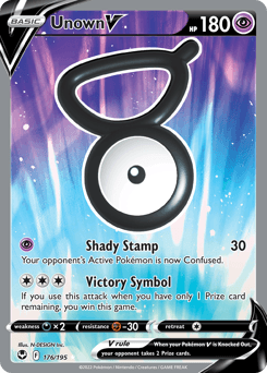 Unown V Silver Tempest #176