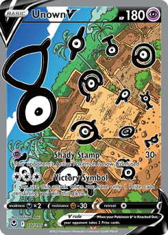 Unown V Silver Tempest #177