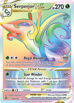 Serperior VSTAR Silver Tempest #196