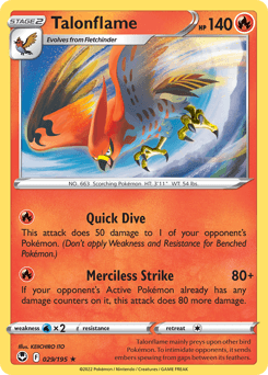 Talonflame Silver Tempest #29